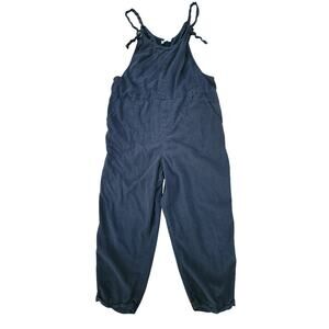 Universal Thread charcoal Cropped Tie Strap Utility Jumpsuit Size Medium